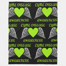 Heart/Wings... Lyme Fleece Deken