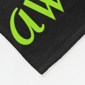 Heart/Wings... Lyme Fleece Deken (Hoek)