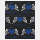 Heart/Wings...RA Fleece Deken (Voorkant)