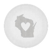 Heart Wisconsin Snijplank (Voorkant)