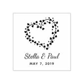 Heart with Hearts Design Rubberstempel (Afrduk)
