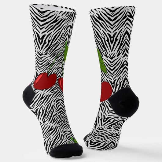 heart, with leopard sokken (Gebogen)