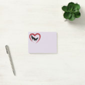 Heart Wolf en Raven Post-it® Notes (Kantoor)