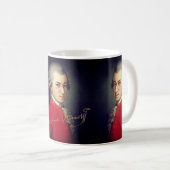 ♥ Heart Wolfgang Amadeus Mozart with signature ♥ Koffiemok (Voorkant rechts)