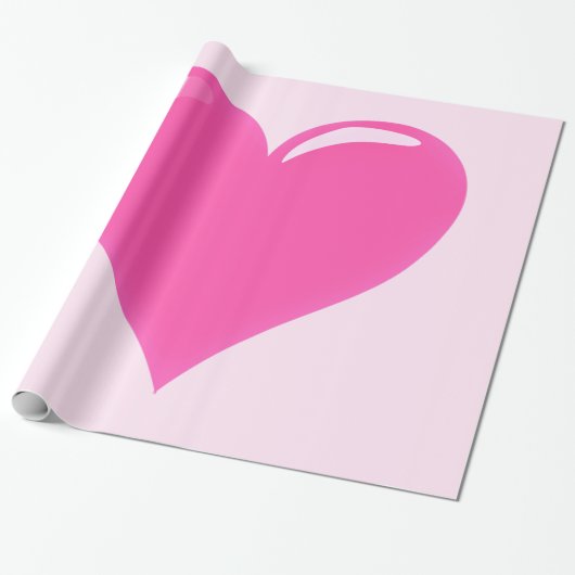 Heart Wrapping Paper Cadeaupapier (Uitgerold)