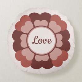 Heart Wreath Rond Kussen