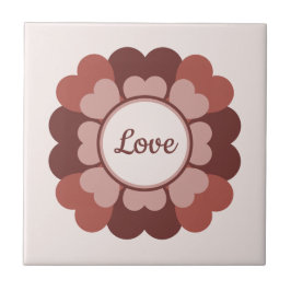 Heart Wreath Tegeltje