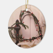 HEART WREATH TREE ORNAMENT (Links)