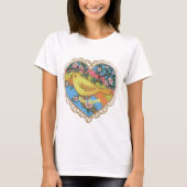 Heart Yellow Bird T-shirt (Voorkant)