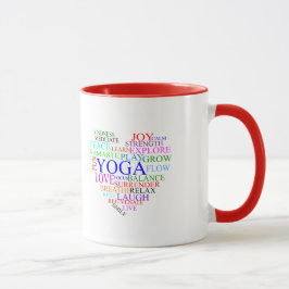 Heart Yoga-Mok - Unieke Yoga-cadeaus Mok