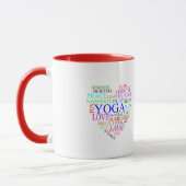 Heart Yoga-Mok - Unieke Yoga-cadeaus Mok (Links)