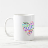 Heart Yoga-Mok - Unieke Yoga-cadeaus Mok (Links)