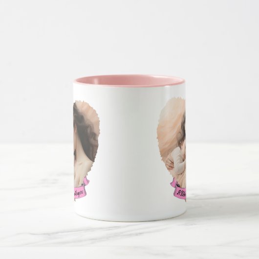 Heart You, aangepaste tekst en foto Mok (Midden)