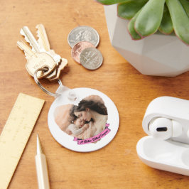 Heart You, aangepaste tekst en foto Sleutelhanger