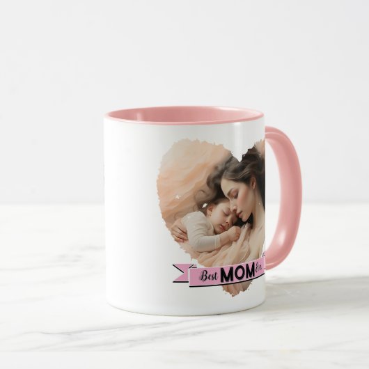 Heart You, beste moeder ooit lint Mok (Voorkant rechts)