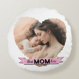 Heart You, beste moeder ooit lint Rond Kussen