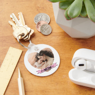 Heart You, beste moeder ooit lint Sleutelhanger