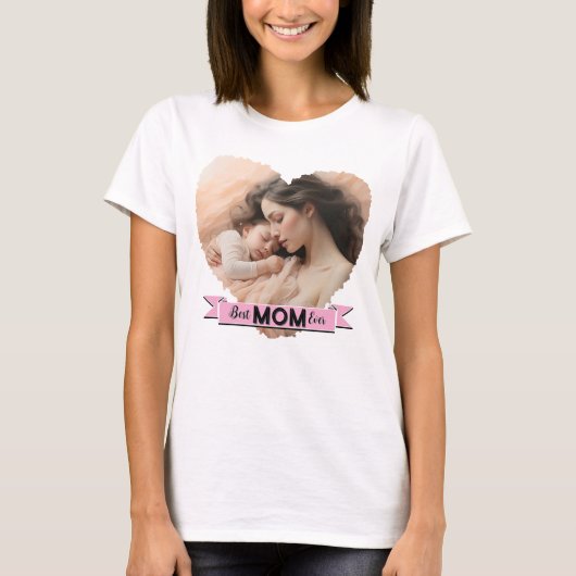 Heart You, beste moeder ooit lint T-shirt (Voorkant)