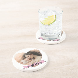 Heart You, beste moeder ooit lint Zandsteen Onderzetter