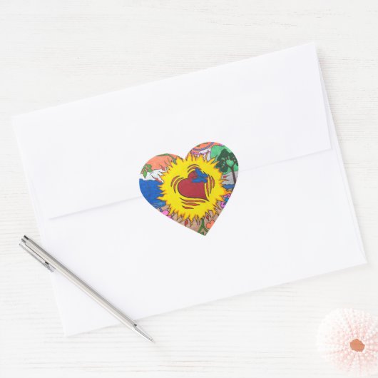 Heart You Stickers - Blad van 20 (Envelop)