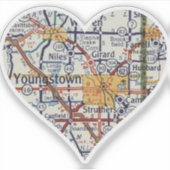 Heart Youngstown OH Sticker (Voorkant)