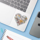Heart Youngstown OH Sticker (Laptop met iPhone)