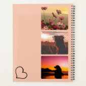 Heart Your Name Photo Script Custom Gift Planner (Achterkant)