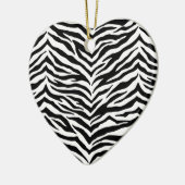 Heart Zebra Ornament (Links)