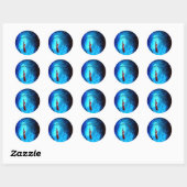 Heartache en Poëzie 36... Ronde Sticker (Vel)
