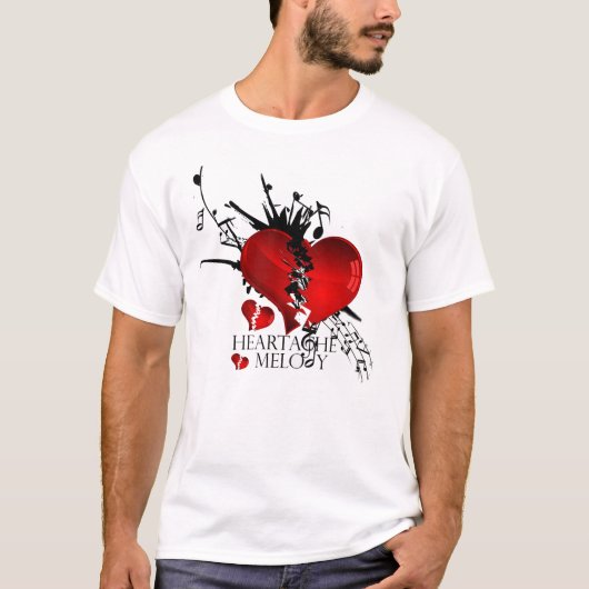 Heartache Melody-T-shirt T-shirt (Voorkant)
