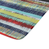 Heartbeat 6 x 7 deco glazen snijplank (Hoek)