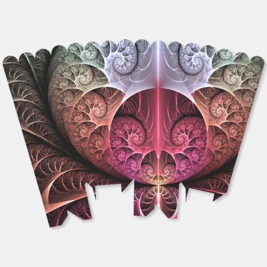 Heartbeat, Abstract Surreal Fantasy Fractal Art Bedankdoosjes (Ongevouwen)