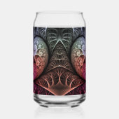 Heartbeat, Abstract Surreal Fantasy Fractal Art Blikvorm Glas (Rechts)