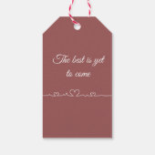 Heartbeat and personalized romantic quote Cadeaulabel (Achterkant)