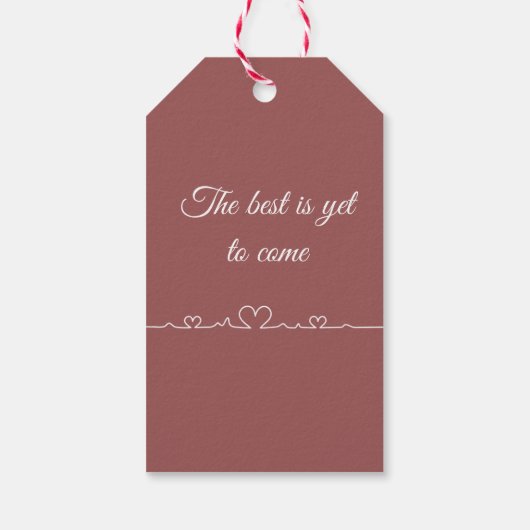 Heartbeat and personalized romantic quote Cadeaulabel (Achterkant)