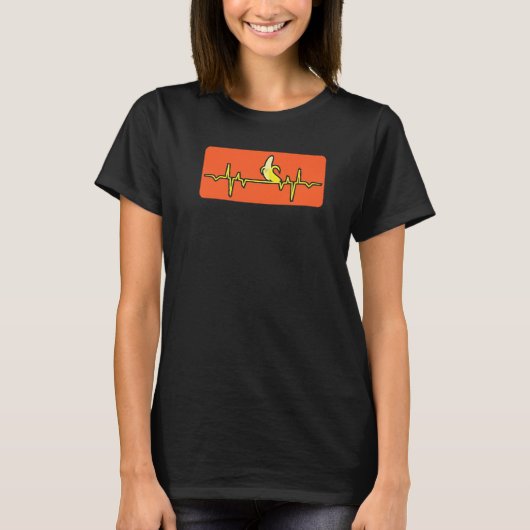 Heartbeat Banana T-shirt (Voorkant)