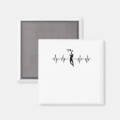 Heartbeat Basketball - Basketball Heartbeat voor B Magneet (Voorkant / Achterkant)