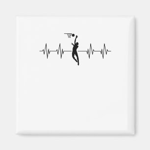 Heartbeat Basketball - Basketball Heartbeat voor B Magneet