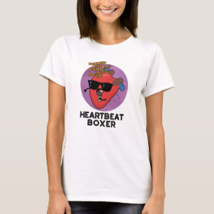 Heartbeat Boxer Funny Music Heart Pun T-shirt