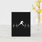 Heartbeat Boxing Funny Boxer Gift Graphic Kaart (Gele Bloem)