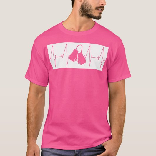 Heartbeat Boxing Kickboxing MMA T-shirt (Voorkant)