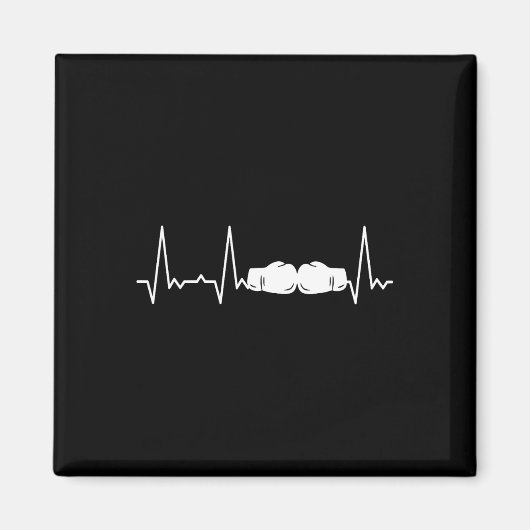 Heartbeat Boxing Magneet (Voorkant)