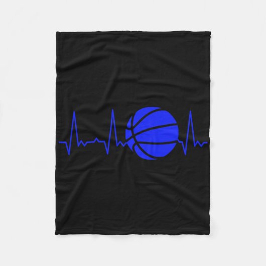 Heartbeat Bysketbyll 3 Fleece Deken (Voorkant)