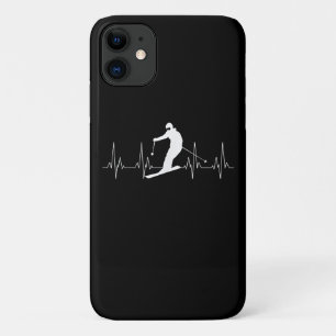Heartbeat-cadeau voor skiërs Case-Mate iPhone case