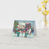 Heartbeat Cafetaria Kaart (Gele Bloem)