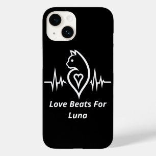 Heartbeat Cat - Persoonlijke liefde voor huisdiere Case-Mate iPhone 14 Hoesje