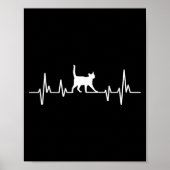 Heartbeat Cat  Poster (Voorkant)