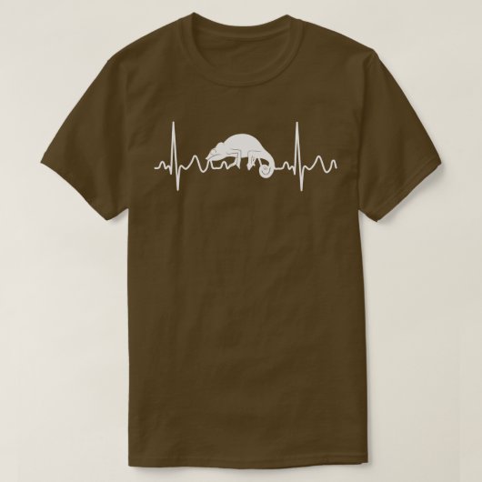 Heartbeat Chameleon T-shirt (Design voorkant)