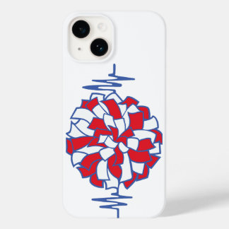 Heartbeat Cheer Pom-Pom Graphic Case-Mate iPhone 14 Hoesje