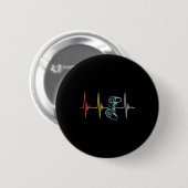 Heartbeat Controller voor Nerd Multiplayer Gaming Ronde Button 5,7 Cm (Voorkant /achterkant)